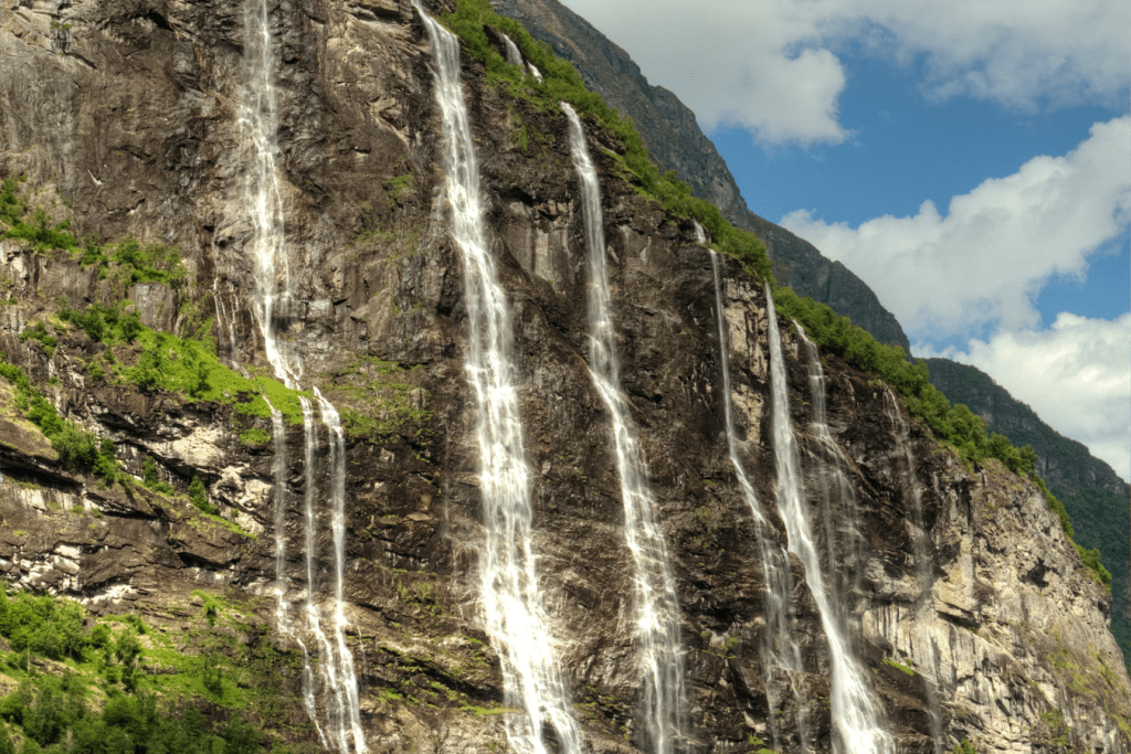 Seven Sisters Falls Meghalaya